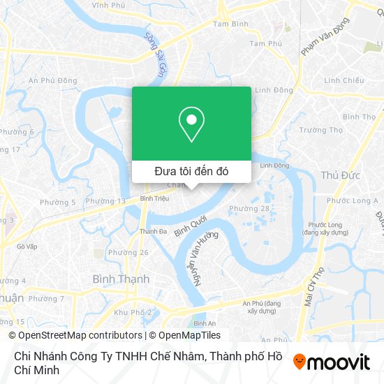 Bản đồ Chi Nhánh Công Ty TNHH Chế Nhâm