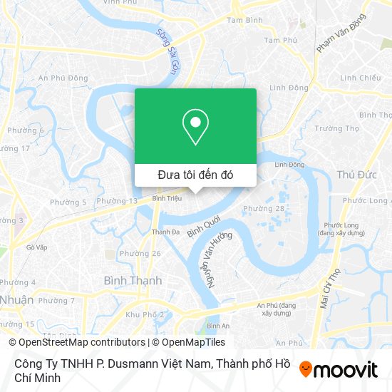 Bản đồ Công Ty TNHH P. Dusmann Việt Nam
