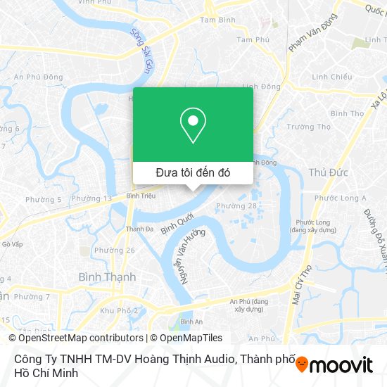 Bản đồ Công Ty TNHH TM-DV Hoàng Thịnh Audio