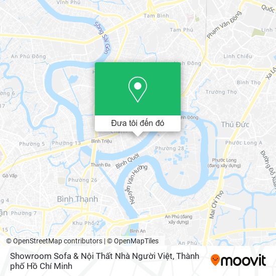 Bản đồ Showroom Sofa & Nội Thất Nhà Người Việt