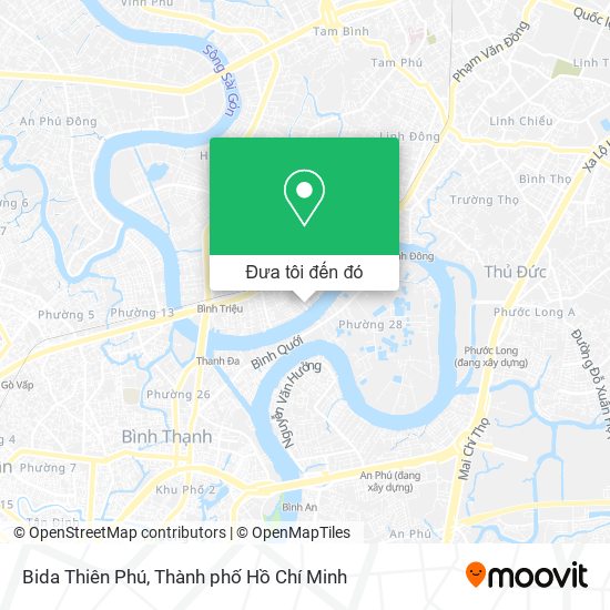 Bản đồ Bida Thiên Phú