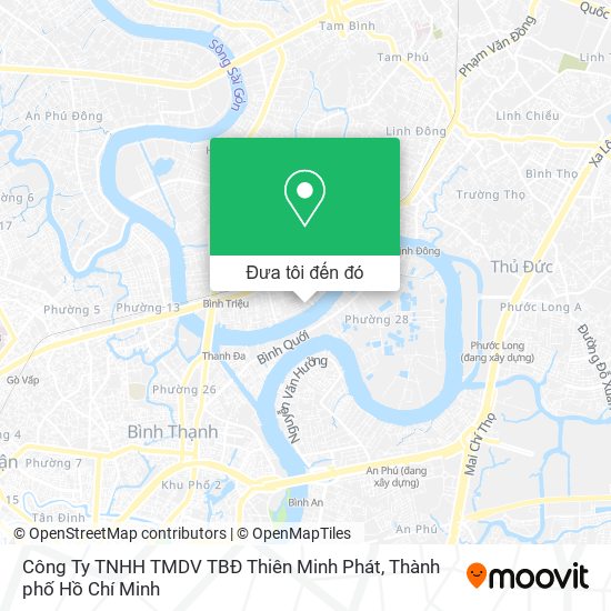 Bản đồ Công Ty TNHH TMDV TBĐ Thiên Minh Phát
