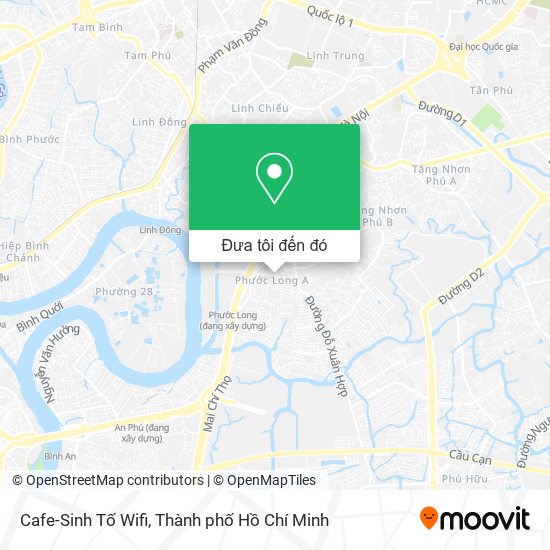 Bản đồ Cafe-Sinh Tố Wifi