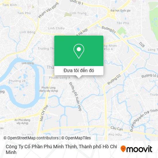 Bản đồ Công Ty Cổ Phần Phú Minh Thịnh