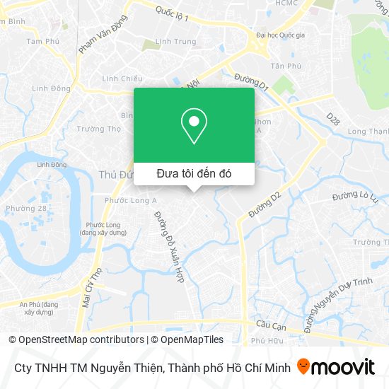 Bản đồ Cty TNHH TM Nguyễn Thiện
