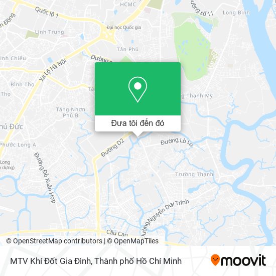 Bản đồ MTV Khí Đốt Gia Đình