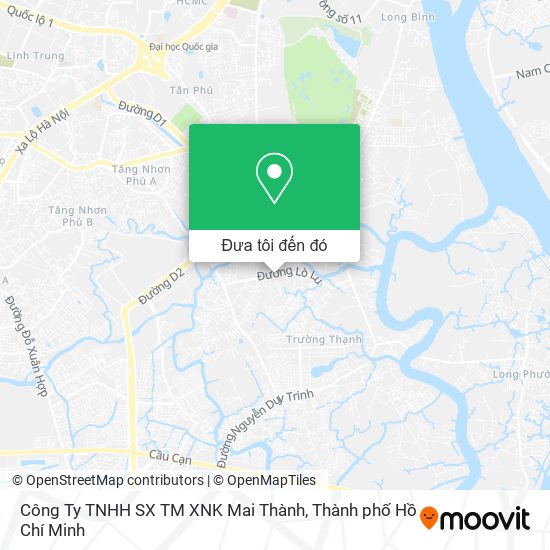 Bản đồ Công Ty TNHH SX TM XNK Mai Thành