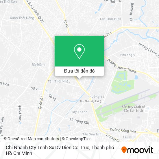 Bản đồ Chi Nhanh Cty Tnhh Sx Dv Dien Co Truc