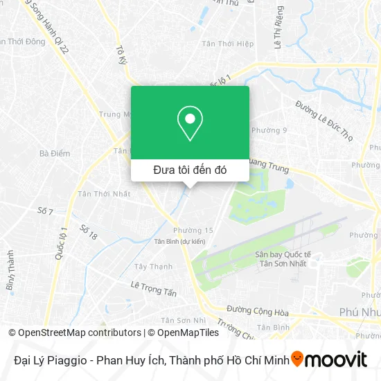 Bản đồ Đại Lý Piaggio - Phan Huy Ích