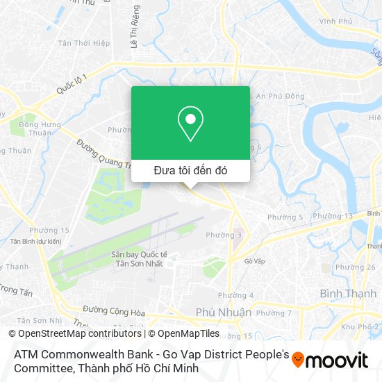 Bản đồ ATM Commonwealth Bank - Go Vap District People's Committee