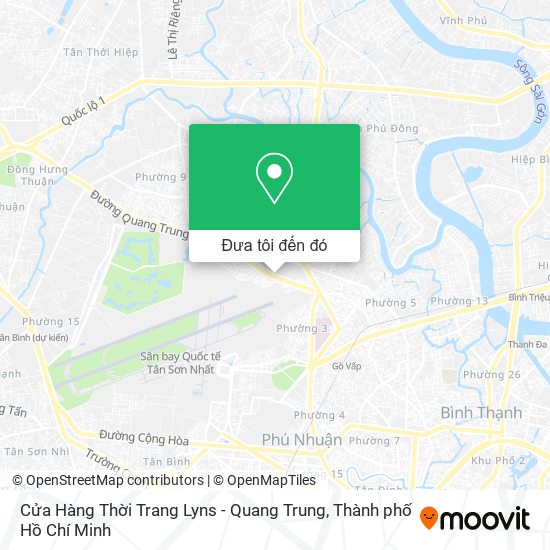 Bản đồ Cửa Hàng Thời Trang Lyns - Quang Trung