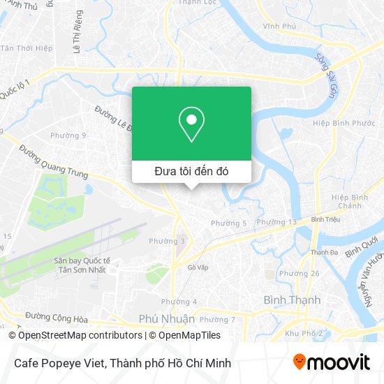 Bản đồ Cafe Popeye Viet