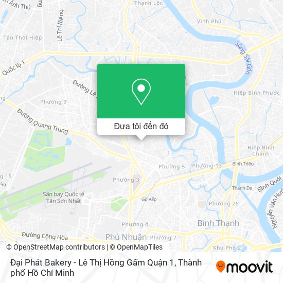 Bản đồ Đại Phát Bakery - Lê Thị Hồng Gấm Quận 1