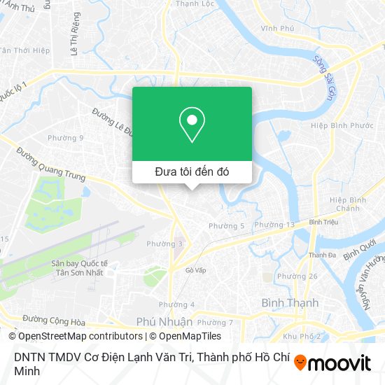 Bản đồ DNTN TMDV Cơ Điện Lạnh Văn Tri