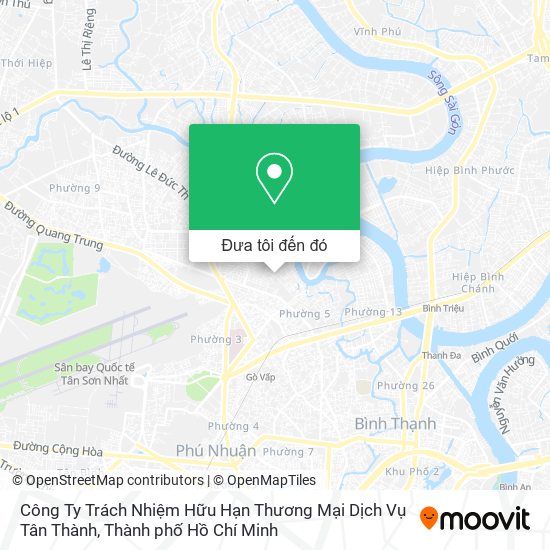 Bản đồ Công Ty Trách Nhiệm Hữu Hạn Thương Mại Dịch Vụ Tân Thành