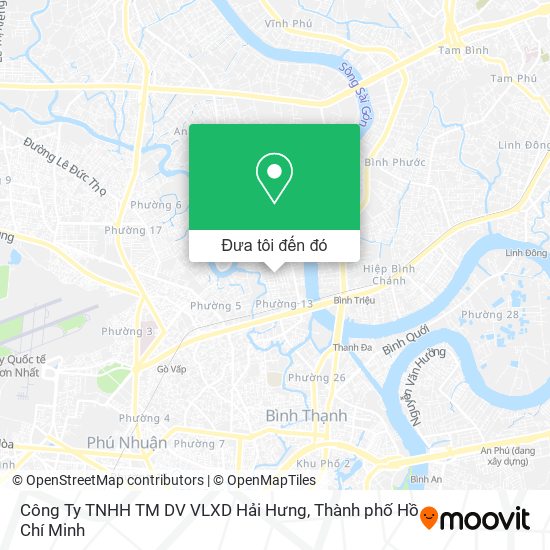 Bản đồ Công Ty TNHH TM DV VLXD Hải Hưng