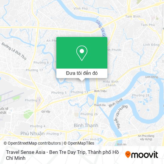 Bản đồ Travel Sense Asia - Ben Tre Day Trip
