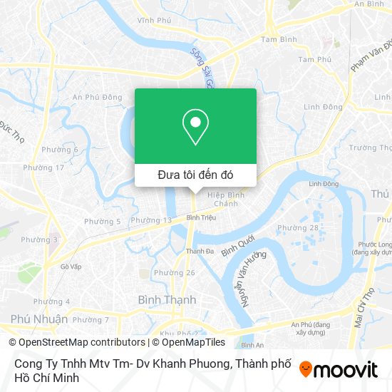 Bản đồ Cong Ty Tnhh Mtv Tm- Dv Khanh Phuong