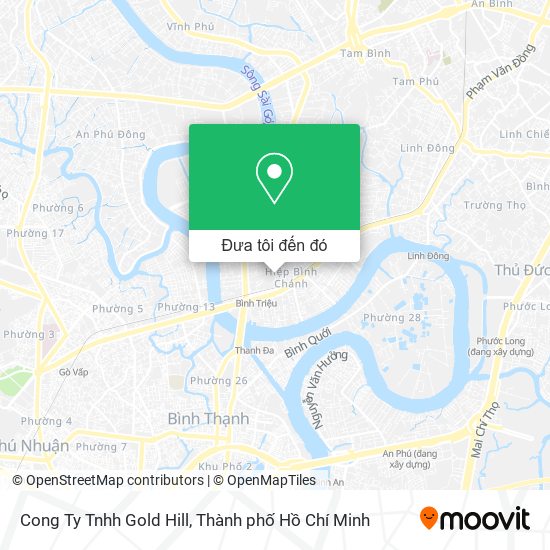 Bản đồ Cong Ty Tnhh Gold Hill