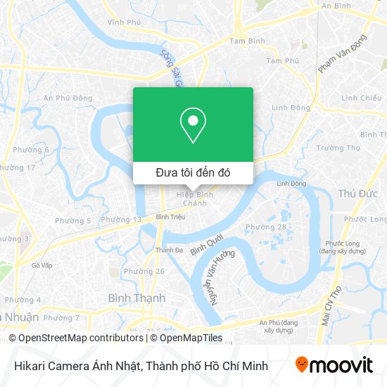 Bản đồ Hikari Camera Ánh Nhật