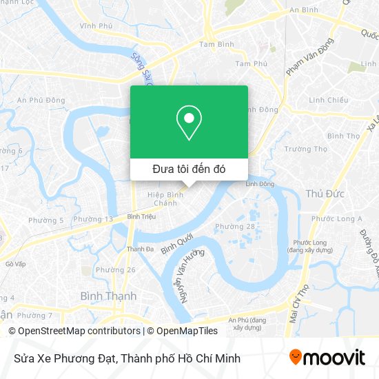 Bản đồ Sửa Xe Phương Đạt
