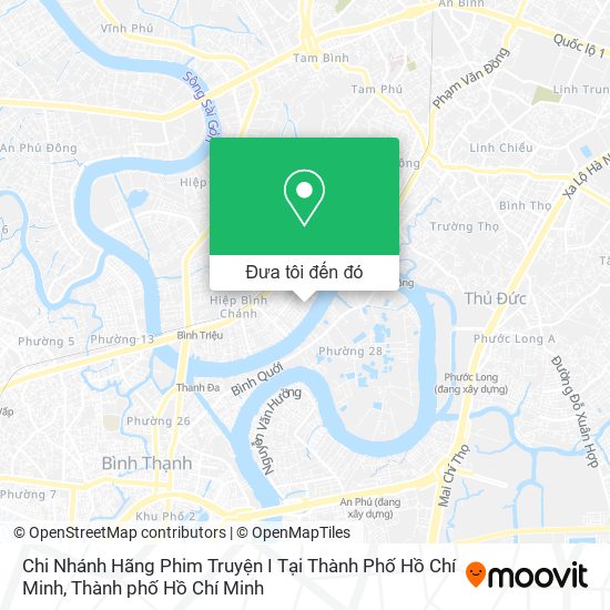 Bản đồ Chi Nhánh Hãng Phim Truyện I Tại Thành Phố Hồ Chí Minh