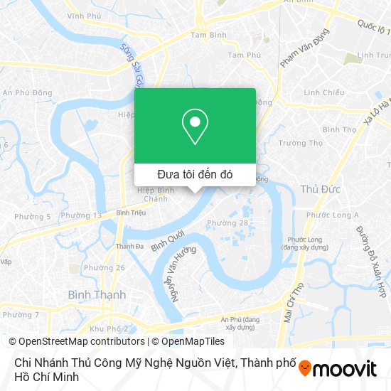 Bản đồ Chi Nhánh Thủ Công Mỹ Nghệ Nguồn Việt
