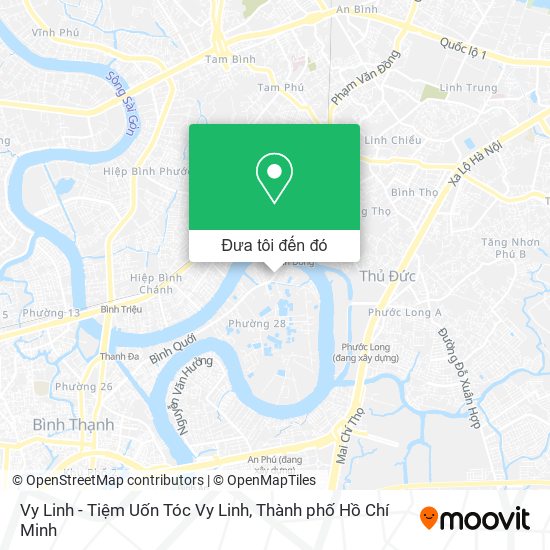 Bản đồ Vy Linh - Tiệm Uốn Tóc Vy Linh