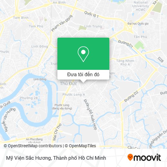 Bản đồ Mỹ Viện Sắc Hương