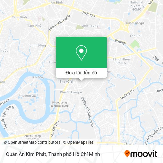 Bản đồ Quán Ăn Kim Phát