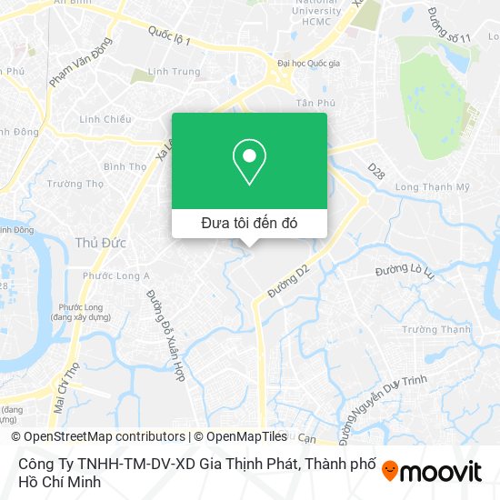 Bản đồ Công Ty TNHH-TM-DV-XD Gia Thịnh Phát
