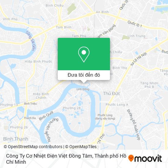 Bản đồ Công Ty Cơ Nhiệt Điện Việt Đồng Tâm