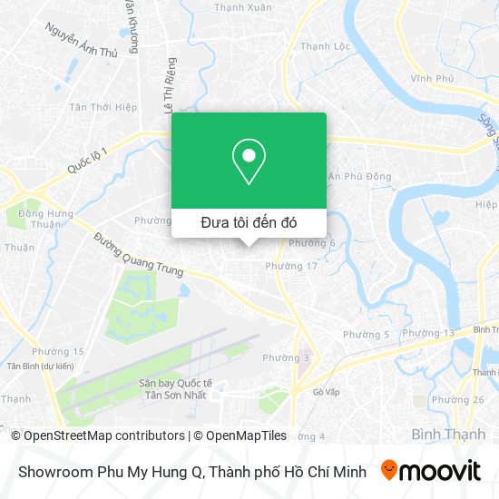 Bản đồ Showroom Phu My Hung Q