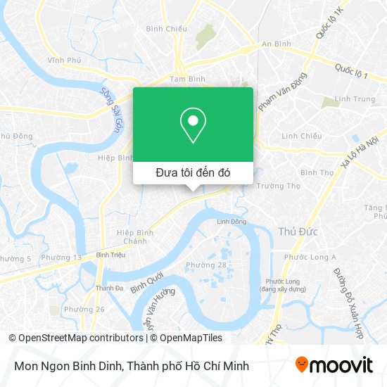 Bản đồ Mon Ngon Binh Dinh