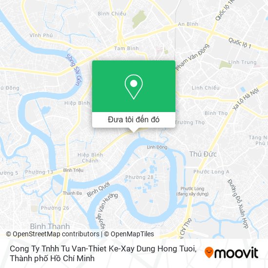 Bản đồ Cong Ty Tnhh Tu Van-Thiet Ke-Xay Dung Hong Tuoi