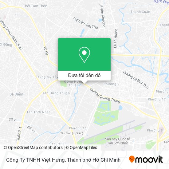 Bản đồ Công Ty TNHH Việt Hưng