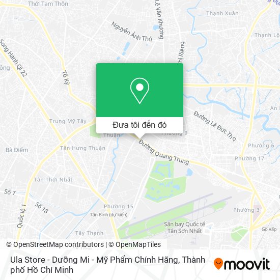 Bản đồ Ula Store - Dưỡng Mi - Mỹ Phẩm Chính Hãng