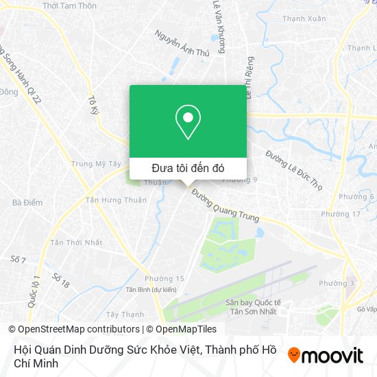 Bản đồ Hội Quán Dinh Dưỡng Sức Khỏe Việt
