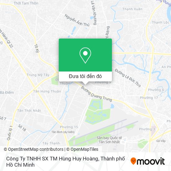 Bản đồ Công Ty TNHH SX TM Hùng Huy Hoàng