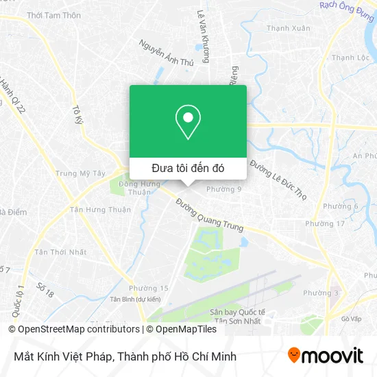 Bản đồ Mắt Kính Việt Pháp