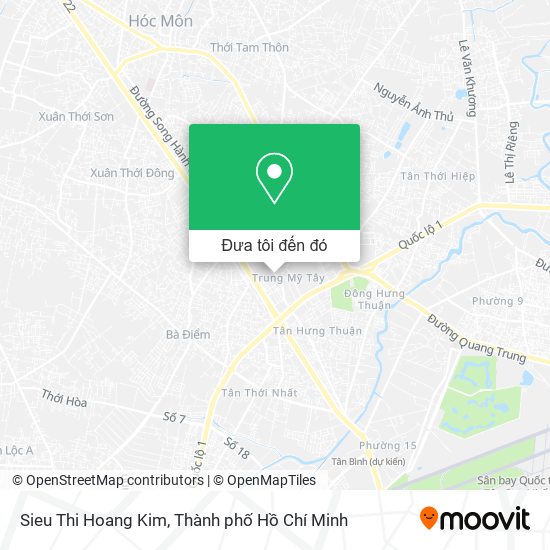 Bản đồ Sieu Thi Hoang Kim