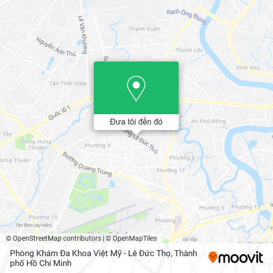 Bản đồ Phòng Khám Đa Khoa Việt Mỹ - Lê Đức Thọ