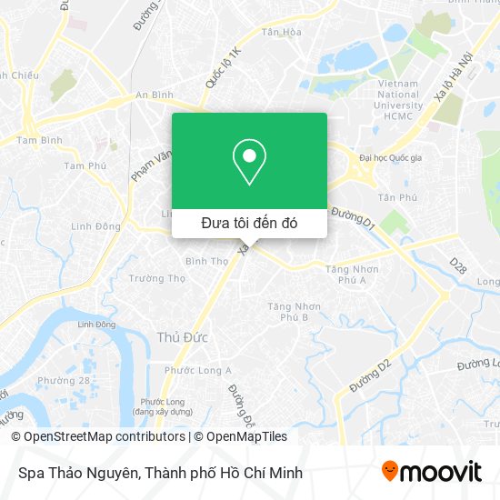 Bản đồ Spa Thảo Nguyên