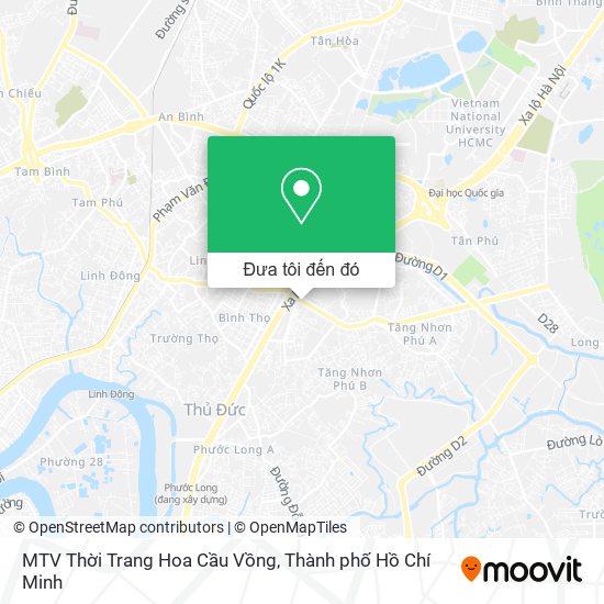 Bản đồ MTV Thời Trang Hoa Cầu Vồng