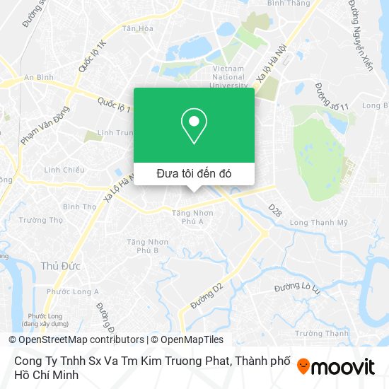 Bản đồ Cong Ty Tnhh Sx Va Tm Kim Truong Phat