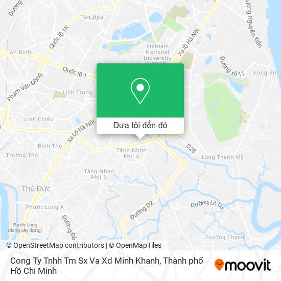Bản đồ Cong Ty Tnhh Tm Sx Va Xd Minh Khanh