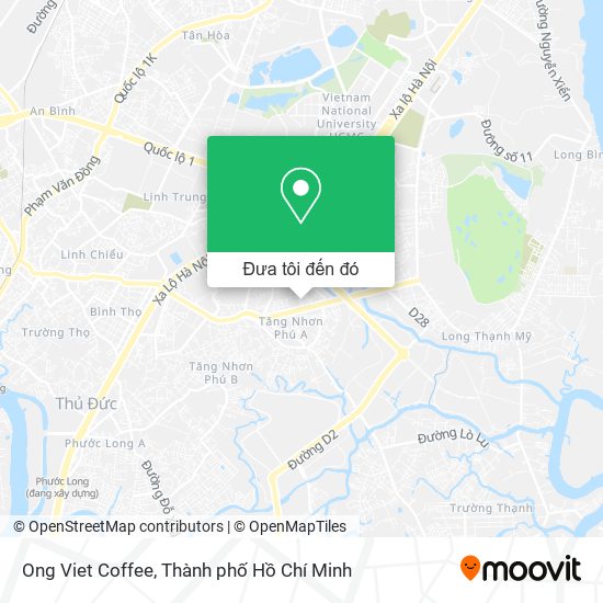 Bản đồ Ong Viet Coffee