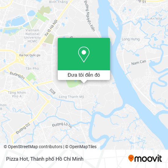 Bản đồ Pizza Hot