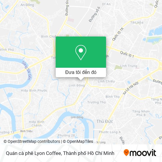 Bản đồ Quán cà phê Lyon Coffee