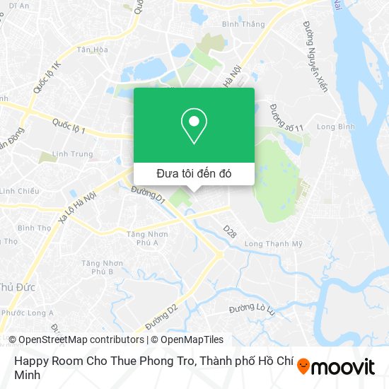 Bản đồ Happy Room Cho Thue Phong Tro